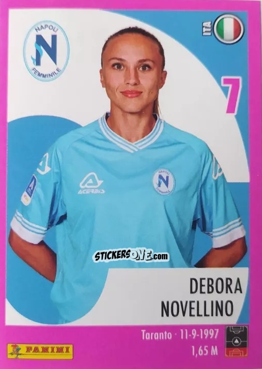 Cromo Debora Novellino - Calciatrici 2024-2025 n. 169 - Panini