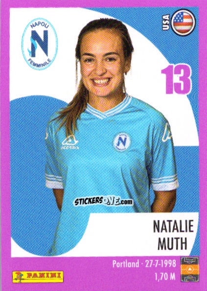 Sticker Natalie Muth - Calciatrici 2024-2025 n. 178 - Panini