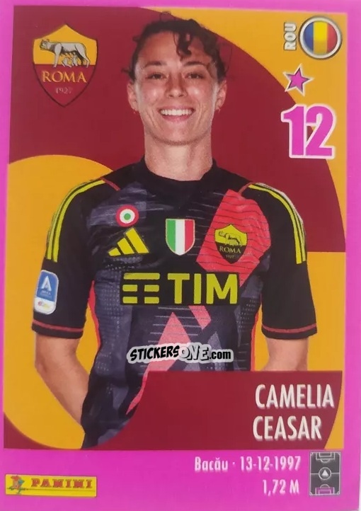 Figurina Camelia Ceasar - Calciatrici 2024-2025 n. 189 - Panini