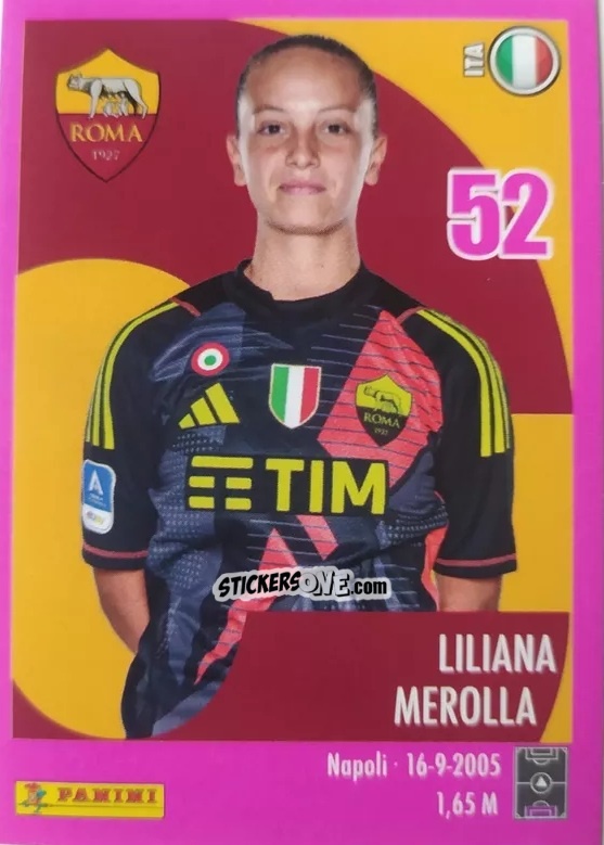 Cromo Liliana Merolla - Calciatrici 2024-2025 n. 190 - Panini