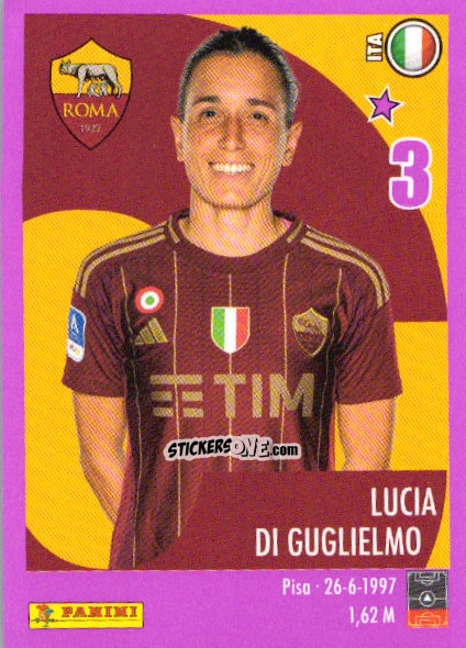 Figurina Lucia Di Guglielmo - Calciatrici 2024-2025 n. 193 - Panini