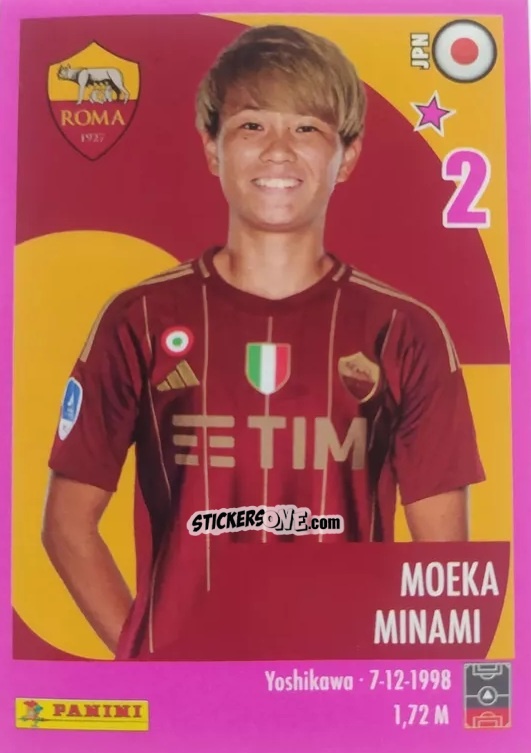 Cromo Moeka Minami - Calciatrici 2024-2025 n. 199 - Panini