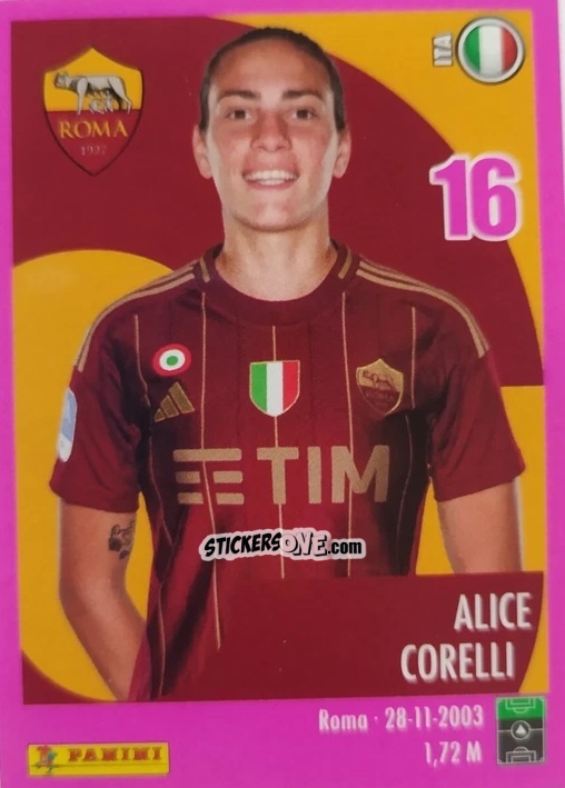 Cromo Alice Corelli - Calciatrici 2024-2025 n. 211 - Panini