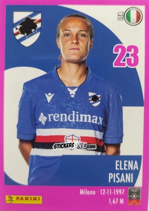 Cromo Elena Pisani - Calciatrici 2024-2025 n. 223 - Panini