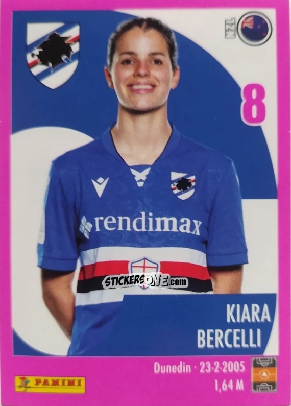 Cromo Kiara Bercelli - Calciatrici 2024-2025 n. 233 - Panini