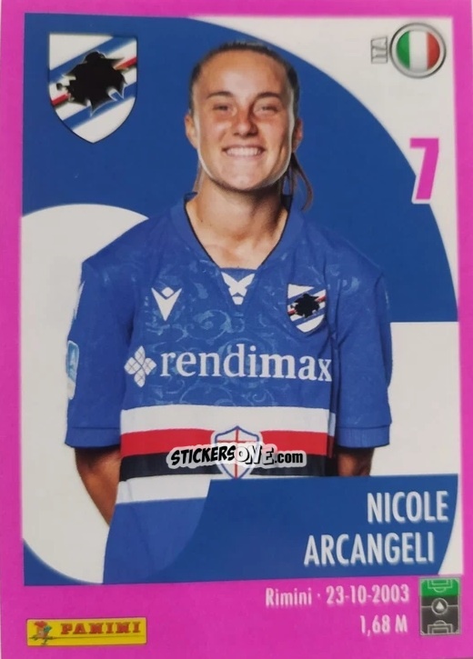 Cromo Nicole Arcangeli - Calciatrici 2024-2025 n. 234 - Panini