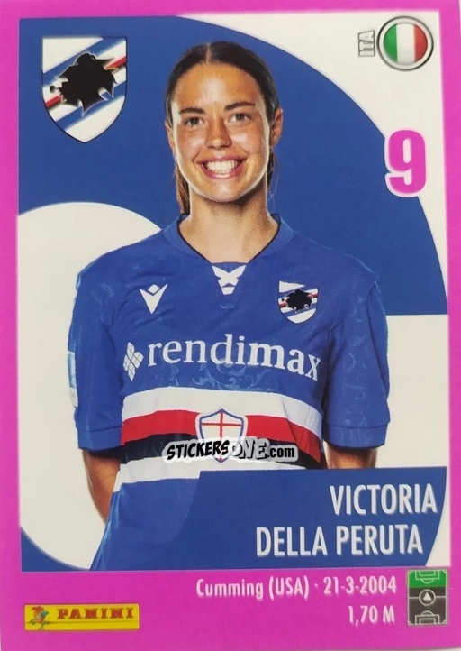 Cromo Victoria Della Peruta - Calciatrici 2024-2025 n. 235 - Panini