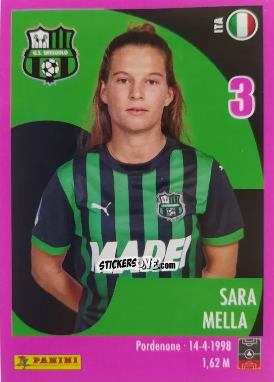 Sticker Sara Mella - Calciatrici 2024-2025 n. 245 - Panini