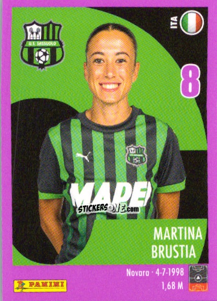 Figurina Martina Brustia - Calciatrici 2024-2025 n. 250 - Panini