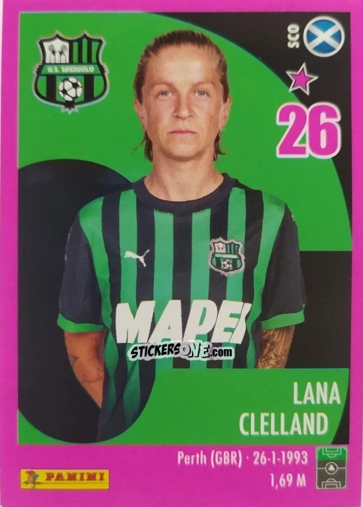Sticker Lana Clelland - Calciatrici 2024-2025 n. 260 - Panini