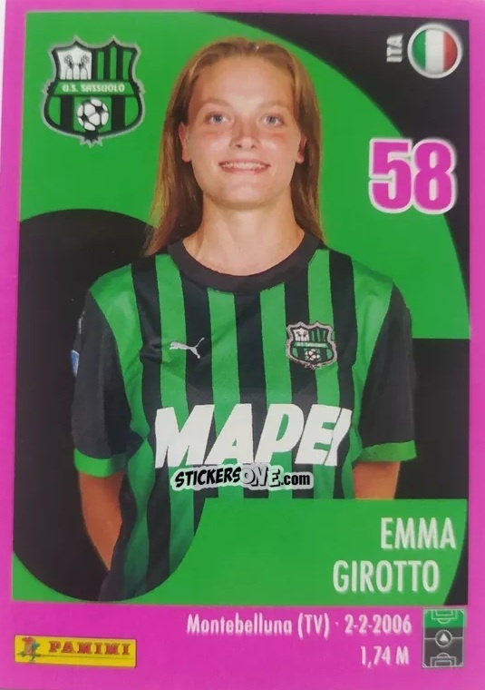 Sticker Emma Girotto - Calciatrici 2024-2025 n. 262 - Panini