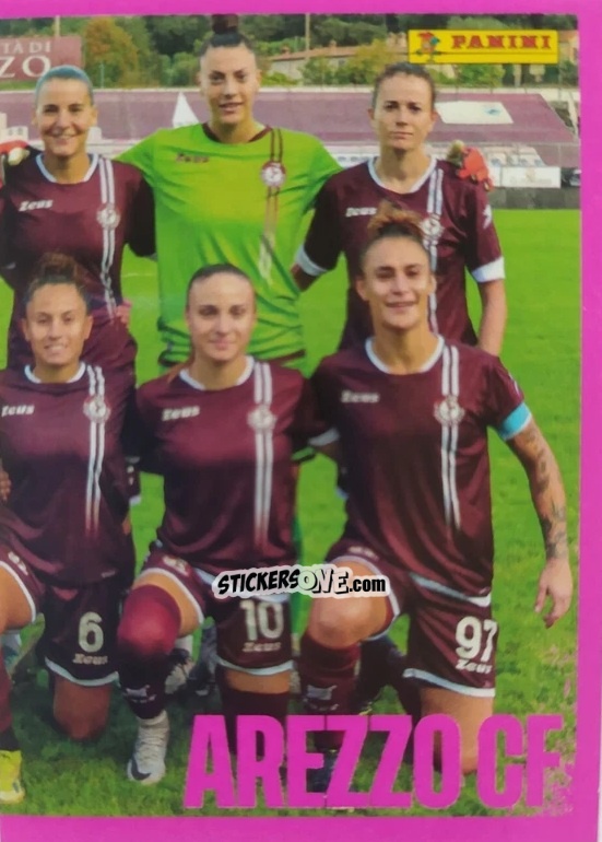Cromo Squadra Arezzo CF - Calciatrici 2024-2025 n. 266 - Panini
