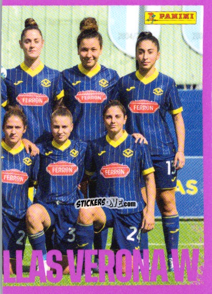 Cromo Squadra Hellas Verona W - Calciatrici 2024-2025 n. 280 - Panini
