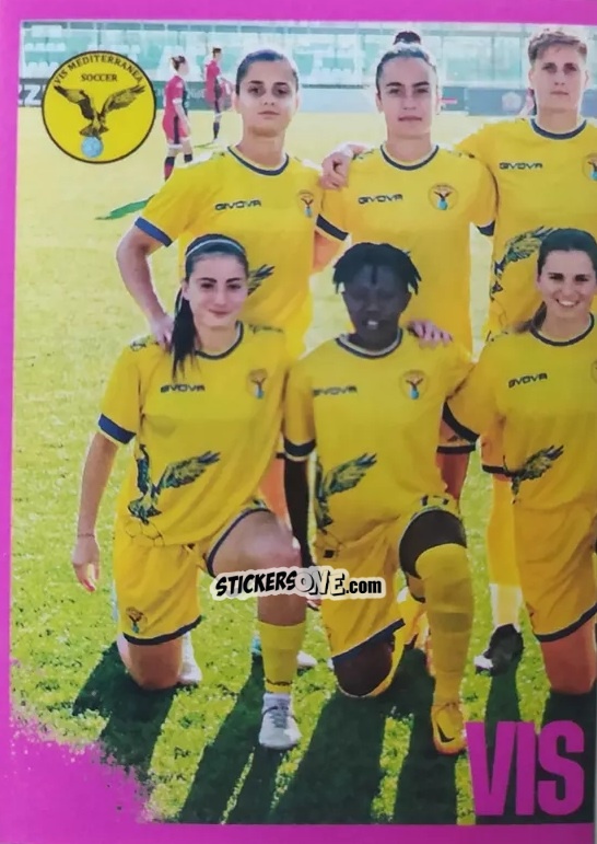 Cromo Squadra Vis Mediterranea - Calciatrici 2024-2025 n. 295 - Panini