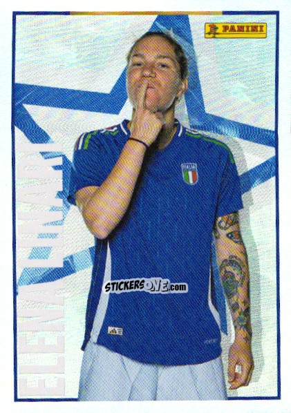 Cromo Eiena Linari (Roma) - Calciatrici 2024-2025 n. 300 - Panini