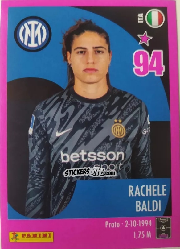 Sticker Rachele Baldi - Calciatrici 2024-2025 n. 60 - Panini