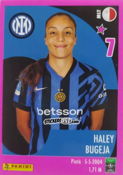 Sticker Haley Bugeja - Calciatrici 2024-2025 n. 78 - Panini