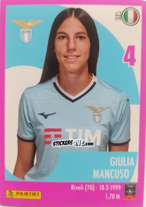 Figurina Giulia Mancuso - Calciatrici 2024-2025 n. 117 - Panini