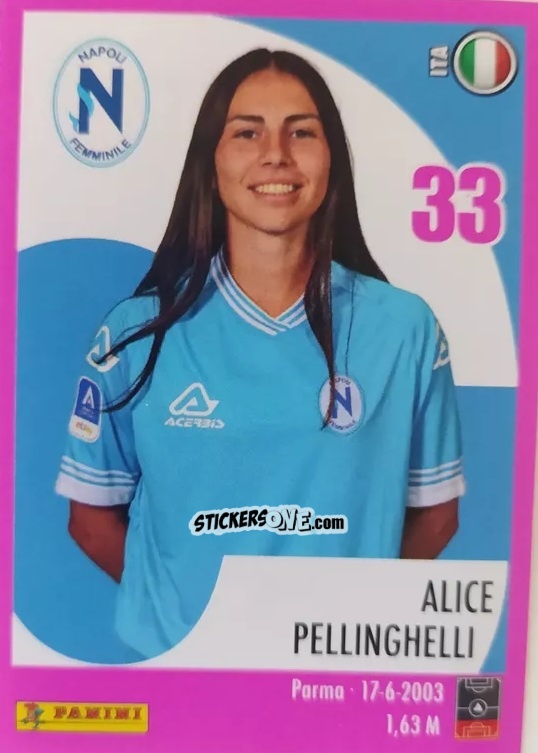 Sticker Alice Pellinghelli - Calciatrici 2024-2025 n. 170 - Panini