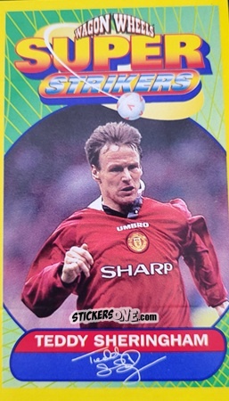Figurina Teddy Sheringham - Super Strikers 1998
 n. 4 - Wagon Wheels