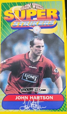 Cromo John Hartson - Super Strikers 1998
 n. 6 - Wagon Wheels