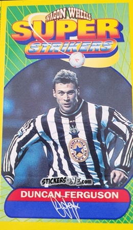 Figurina Duncan Ferguson - Super Strikers 1998
 n. 9 - Wagon Wheels