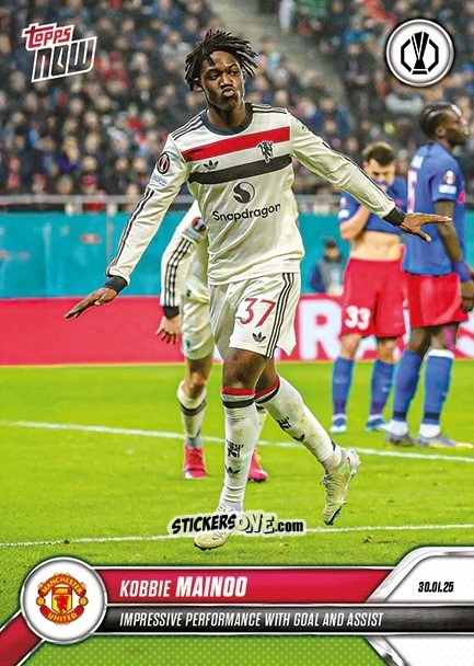Cromo Kobbie Mainoo - Now Update Ecl And Ucl 2024-2025 n. 18 - Topps