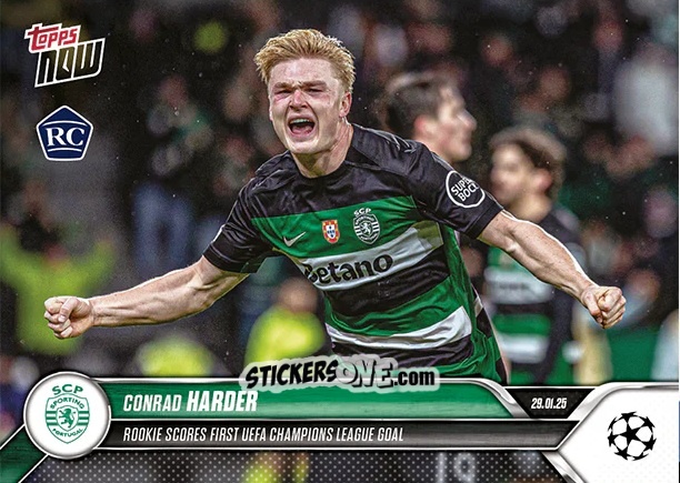 Cromo Conrad Harder - Now Update Ecl And Ucl 2024-2025 n. 91 - Topps