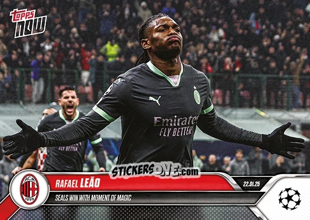 Cromo Rafael Leão - Now Update Ecl And Ucl 2024-2025 n. 81 - Topps