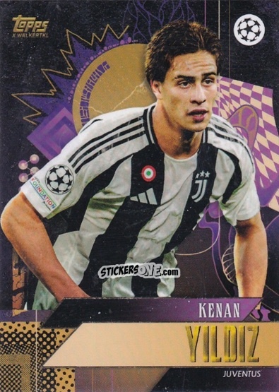 Cromo Kenan Yildiz - Gold UEFA Club Competitions 2024-2025
 n. 30 - Topps