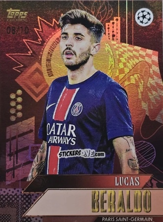 Cromo Lucas Beraldo - Gold UEFA Club Competitions 2024-2025
 n. 33 - Topps