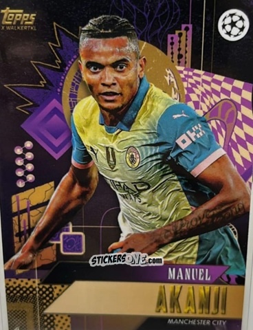 Figurina Manuel Akanji - Gold UEFA Club Competitions 2024-2025
 n. 36 - Topps