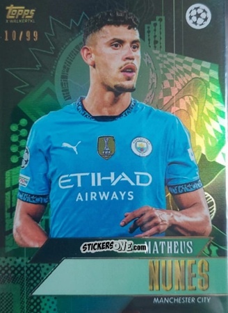 Cromo Matheus Nunes - Gold UEFA Club Competitions 2024-2025
 n. 39 - Topps