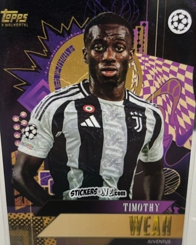 Cromo Timothy Weah - Gold UEFA Club Competitions 2024-2025
 n. 49 - Topps