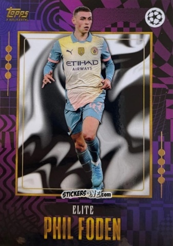 Cromo Phil Foden - Gold UEFA Club Competitions 2024-2025
 n. 60 - Topps