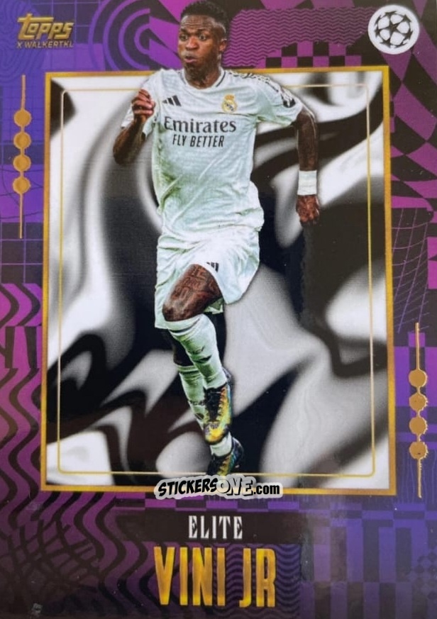 Figurina Vini Jr - Gold UEFA Club Competitions 2024-2025
 n. 61 - Topps