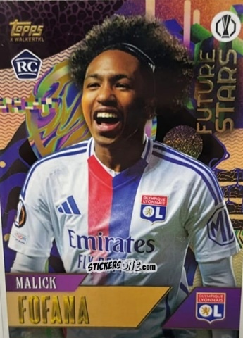Cromo Malick Fofana - Gold UEFA Club Competitions 2024-2025
 n. 74 - Topps