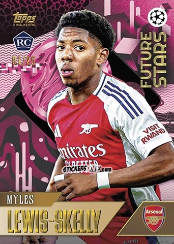 Sticker Myles Lewis-Skelly - Gold UEFA Club Competitions 2024-2025
 n. 76 - Topps