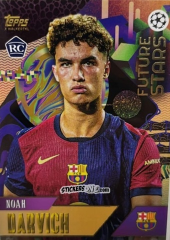 Sticker Noah Darvich - Gold UEFA Club Competitions 2024-2025
 n. 78 - Topps