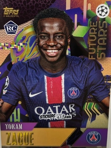 Figurina Yoram Zague - Gold UEFA Club Competitions 2024-2025
 n. 86 - Topps