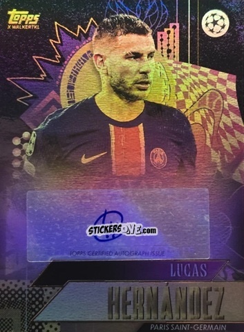 Figurina Lucas Hernández - Gold UEFA Club Competitions 2024-2025
 n. A34 - Topps