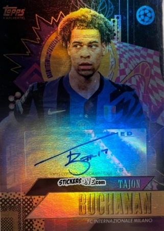 Sticker Tajon Buchanan - Gold UEFA Club Competitions 2024-2025
 n. A48 - Topps