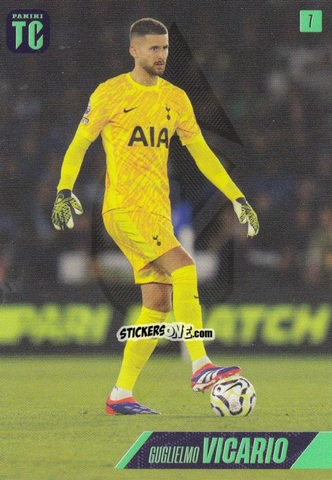 Cromo Guglielmo Vicario - Premier League Top Class 2025
 n. 7 - Panini