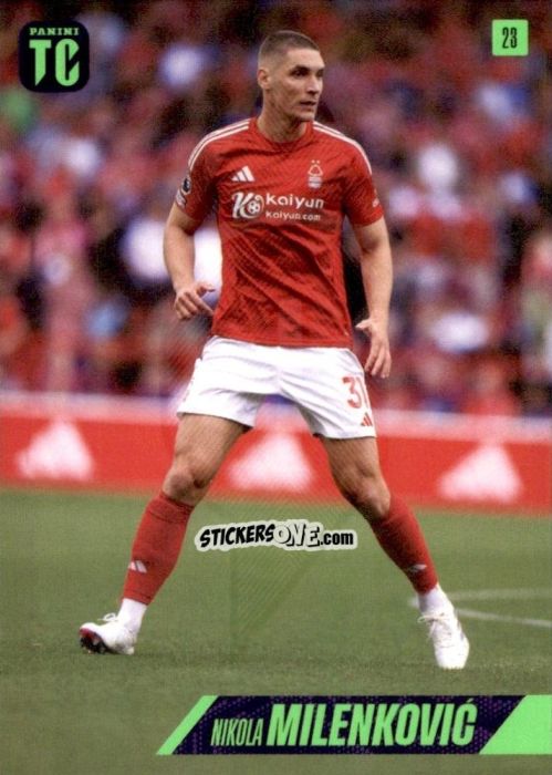 Figurina Nikola Milenković - Premier League Top Class 2025
 n. 23 - Panini