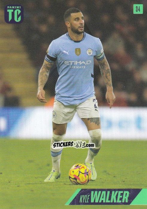 Sticker Kyle Walker - Premier League Top Class 2025
 n. 34 - Panini