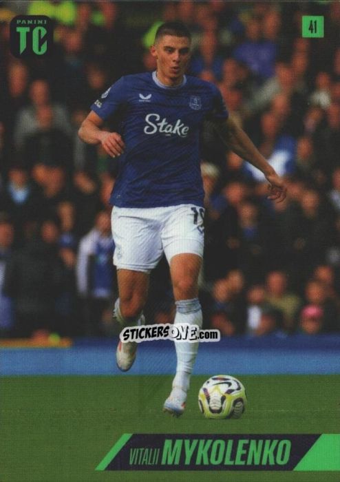 Figurina Vitaliy Mykolenko - Premier League Top Class 2025
 n. 41 - Panini