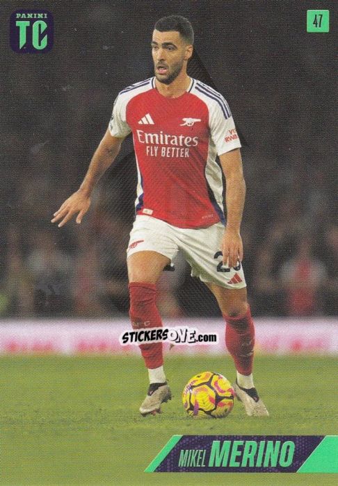 Sticker Mikel Merino - Premier League Top Class 2025
 n. 47 - Panini