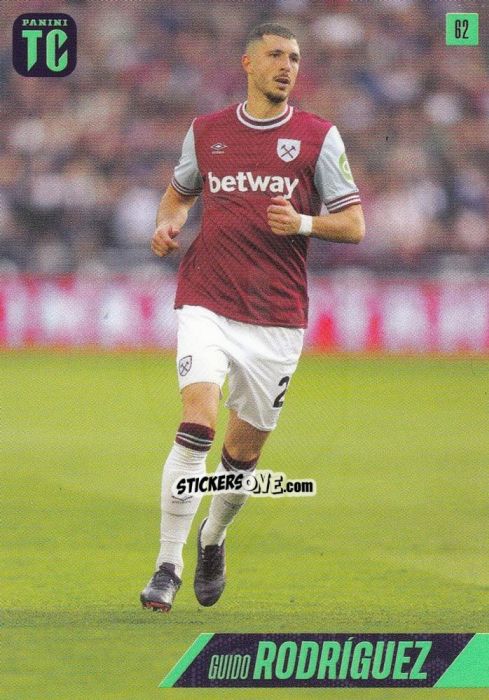 Cromo Guido Rodríguez - Premier League Top Class 2025
 n. 62 - Panini
