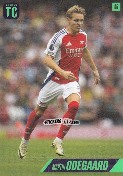 Figurina Martin Ødegaard - Premier League Top Class 2025
 n. 65 - Panini