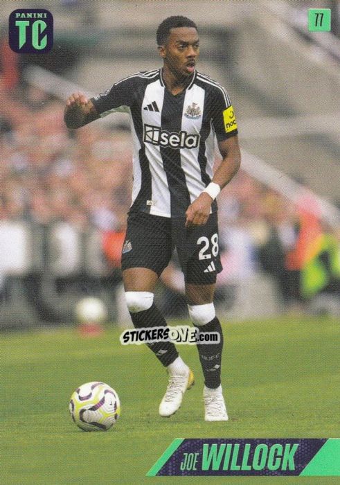 Sticker Joe Willock - Premier League Top Class 2025
 n. 77 - Panini